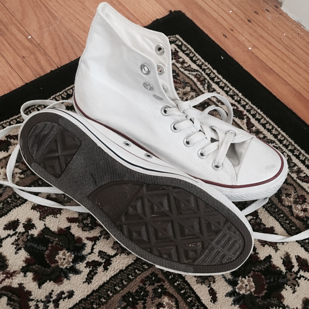 Converse High Top Allstar Sneakers - White